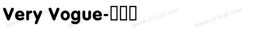 Very Vogue字体转换